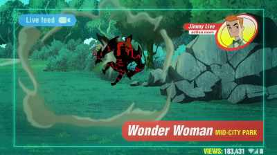 This shot has viral written
all over it... (SCREAMS) - Justice League Action