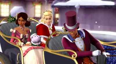 This snow. - Barbie in 'A Christmas Carol'