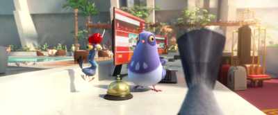 This is so humiliating.
(GRUNTING) - Spies in Disguise
