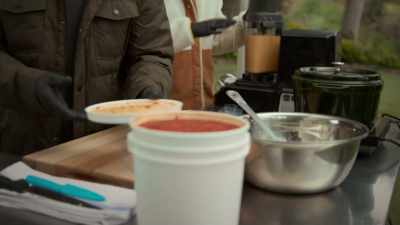 This is some pepper mash I brought
with the 7 Pot Primo. - Superhot: The Spicy World of Pepper People