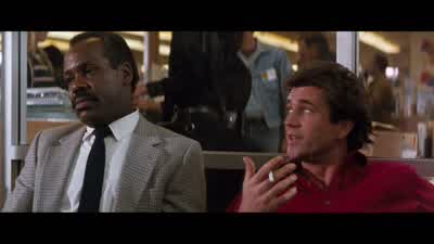 I don't give a fuckI don't have an ulcer because I know when to say thatHere's where he's staying It's a nice hotelExpenses are paid by the justice department so enjoy yourselvesAnd riggs one more thingKnow what that saysSame thing as that But I don't - Lethal Weapon 2