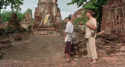 This is Stone City where many ancient warriors come - Kickboxer