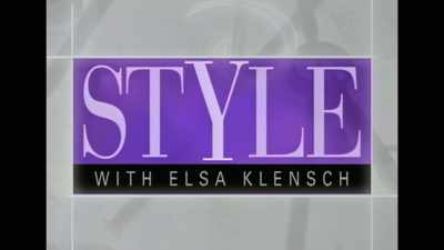 This is Style and I'm Elsa Klensch - The Super Models