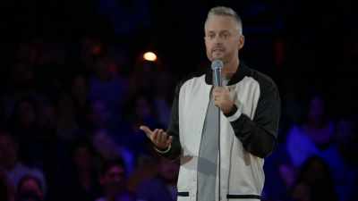 This is supposed to be a clean show.
I'm bringing this filth into it. - Nate Bargatze: Hello World