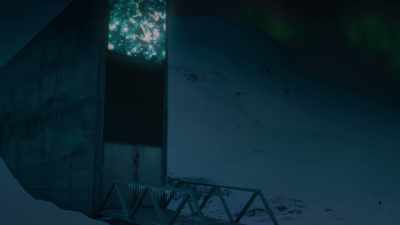 This Svalbard Global Seed
Vault is buried deep beneath - Cosmos: Possible Worlds