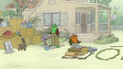 This teacup has a large crack.
Shall we throw it away, Toad? - Frog and Toad