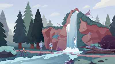 This was the creatures'
land way before beings lived here, - Strange Planet