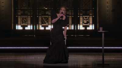This is the first time--
I got to perch like this - Adele One Night Only