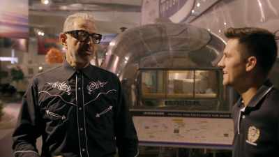 This is the first time I'm here
I have not looked around - The World According to Jeff Goldblum