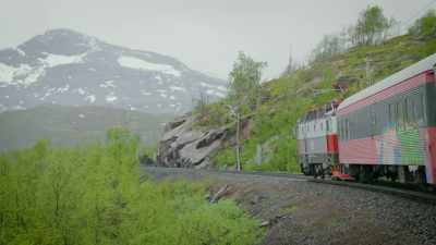 This is the Kiruna
to Narvik railway line - Secrets of the Railways