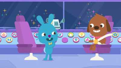 This is the last button, - Sago Mini Friends