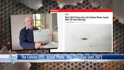 This is the mysterious
Calvine UFO photograph. - Accidental Truth: UFO Revelations