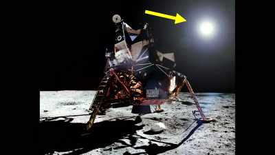 This is the only source of light, - American Moon