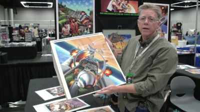 This is the original
painting that got sent - Video Game Box Art: The Stories Behind the Covers