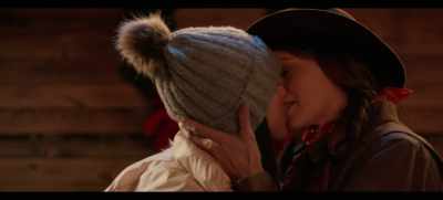 - This the part where you
stop talking and kiss me. - Christmas at the Ranch