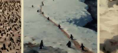 This is the path
that penguins take - Penguin Highway