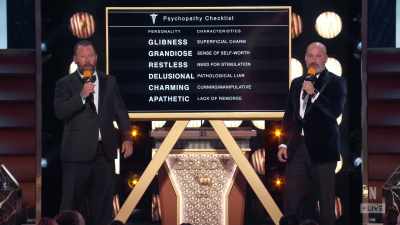 This is the psychopathy checklist
developed by Robert Hare. - The Roast of Tom Brady