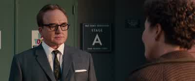 This is the rest of your teamThis is Dick and Bob Sherman music and lyricsBoys the one and only Mrs P L TraversThe creator of our beloved MaryPoppins Who elseMary Poppins Never ever just MaryIt's a pleasure to meet you BOTH HelloI fear we shan't be - Saving Mr  Banks