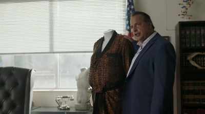 This is the robe that Elvis
actually died in. - Benchwarmers 2: Breaking Balls