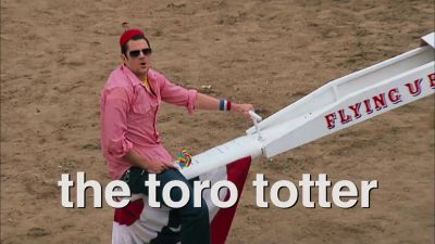 This is the Toro Totter - Jackass Number Two