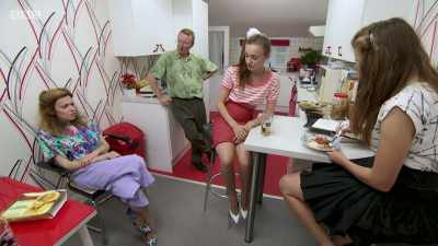 This is the very first evening when everybody is eating differently. - Back in Time for Dinner