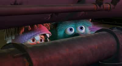 This thing is movingI don't like bigmoving things that are moving towards meNo Come onHey RandallSay hello to the scream extractorHelloCome on where you goingWe'll talkCome on we'll have a latte - Monsters, Inc