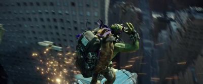 This thing's 57% complete. - Teenage Mutant Ninja Turtles: Out of the Shadows