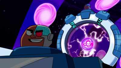 This thing's got one thing that
old sleigh of theirs doesn't. - Teen Titans Go! Vs  Teen Titans