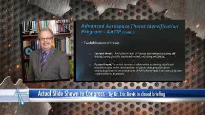This time it was reported
that he delivered a presentation - Accidental Truth: UFO Revelations