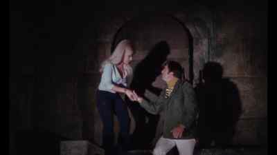 - This time, you wait.
- Mike, I've got to know
what's down there. - Dracula vs. Frankenstein
