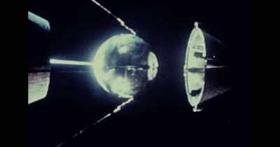 This tiny satellite beeped continually
as it orbited the Earth every 98 minutes. - White Rabbit Project