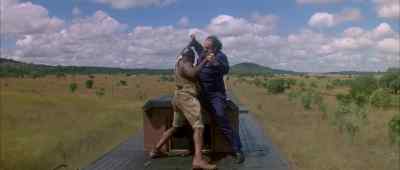 This is to punish you
for not talking for so long. - King Solomon's Mines