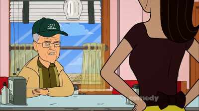 This town is falling apart,
just like I said. - Corner Gas Animated