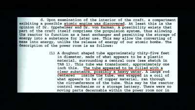 This tube was translucent,
approximately one inch thick. - Truth Hunter