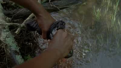 This is Turner Creek, so Barnesville must be a few miles downstream. - The Walking Dead