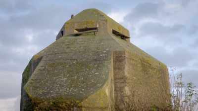 This, two-story hexagonal mine control tower, - The Buildings That Fought Hitler