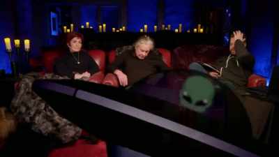 This uh, next clip was captured on a
doorbell camera in Devon, England, - The Osbournes Want to Believe