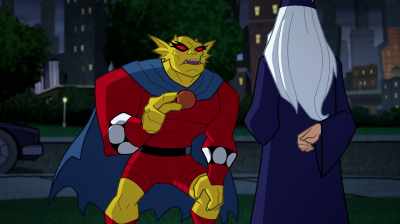 This vehicle here
is just the thing. - Justice League Action