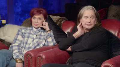 This video was filmed
the very first night - The Osbournes Want to Believe