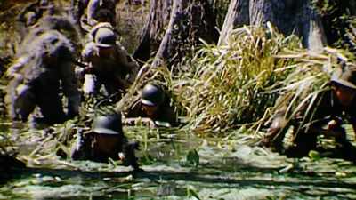 This is Wakulla
Springs near Tallahassee, - The Pacific War in Color