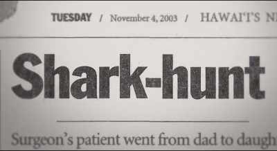 This was
not a regular shark. - Bethany Hamilton: Unstoppable