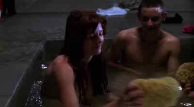 This water feels good. - Teenage Caveman