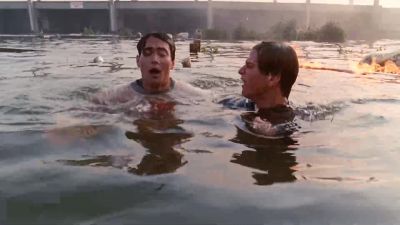 This water's gross Needs a seat and lid over it - Double Dragon