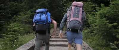 This way, if a Sasquatch
or something eats us, - Buddymoon