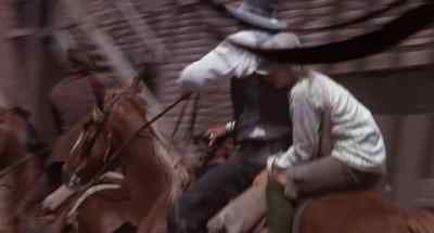 This way! - Cattle Annie and Little Britches