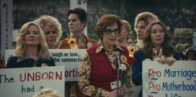 -This is what the abortionist...
-Choice! Choice! Choice! Choice! - Mrs. America