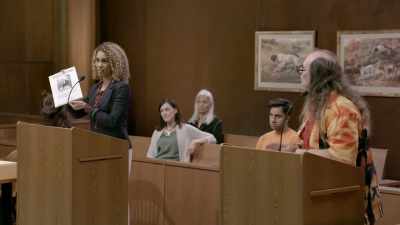 This is what he uses to promote - Gary Busey: Pet Judge
