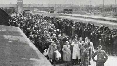 This is when the SS
are sorting people out, - The Accountant of Auschwitz