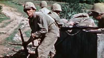 This is where America
realizes the brutal truth -- - The Pacific War in Color
