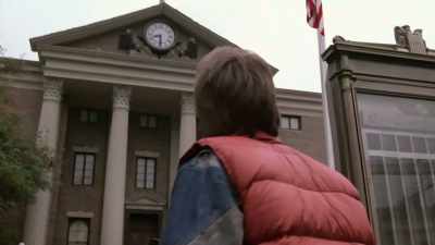 This is where they built
the clock tower. - Expedition: Back To The Future